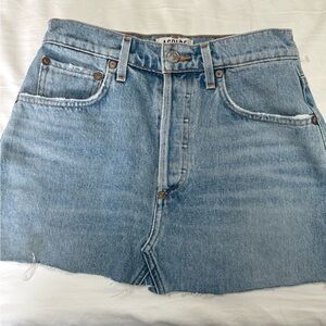 Agolde Denim Mini Skirt